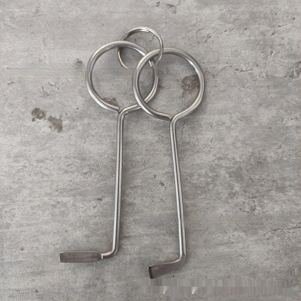 Two alloy wrench tools, each 15cm long, for universal household repairs in the UK