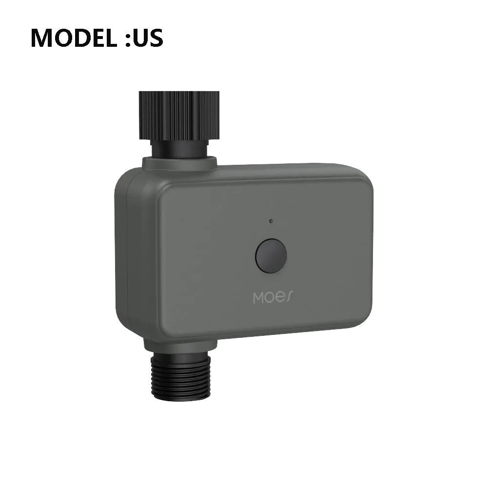 Bluetooth garden irrigation timer with app control and reinforced nylon connectors
