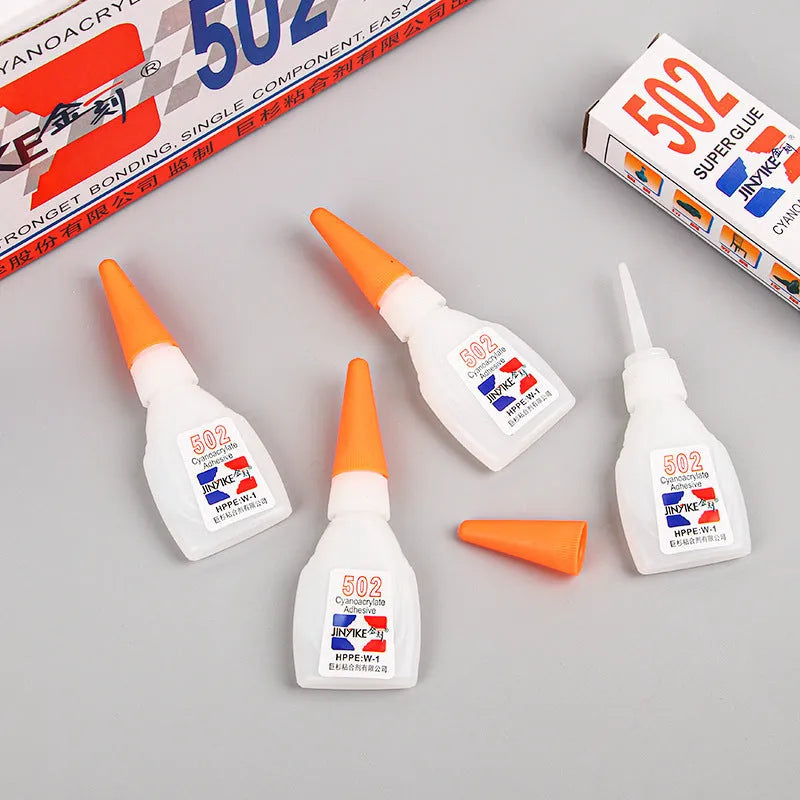 Specialised strong instant adhesive glue for shoe repairs in 3g and 8g sizes