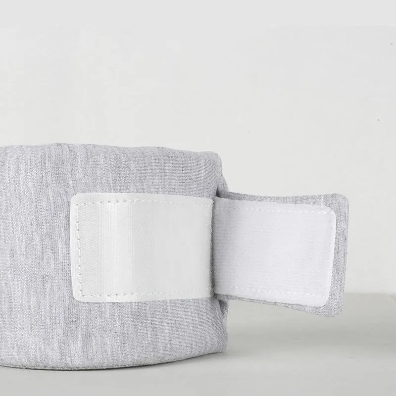 Soft grey cat cone collar for post-surgery recovery showing neck brace design