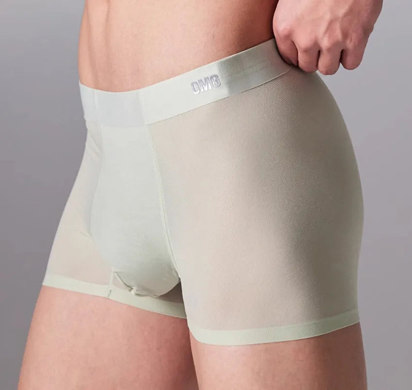 Lightweight seamless antibacterial sports underwear in four colours with size range L to 3XL
