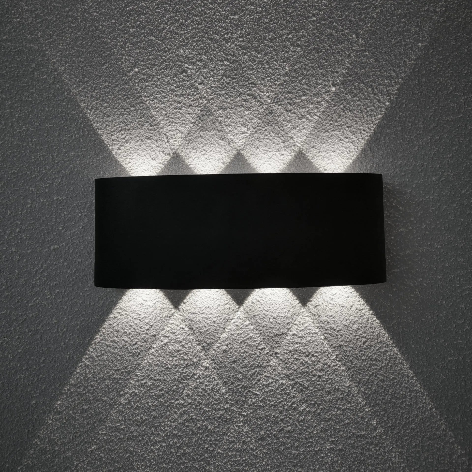 Modern LED corridor aisle lamp with aluminium shade measuring 180mm length