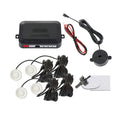 4-probe buzzer reversing radar system with sensors, control module, and installation tools for vehicle parking safety