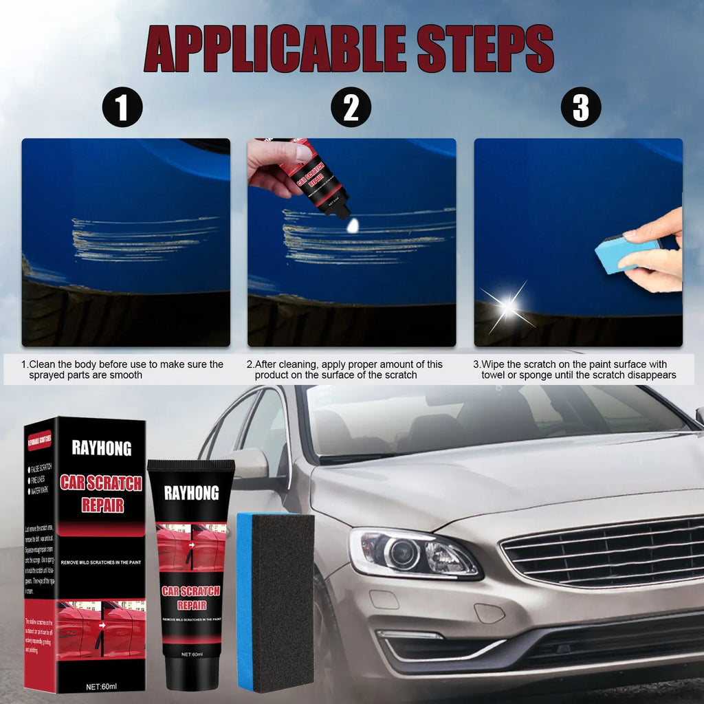 60ml bottle of car scratch removal repair wax for paint surface polishing.