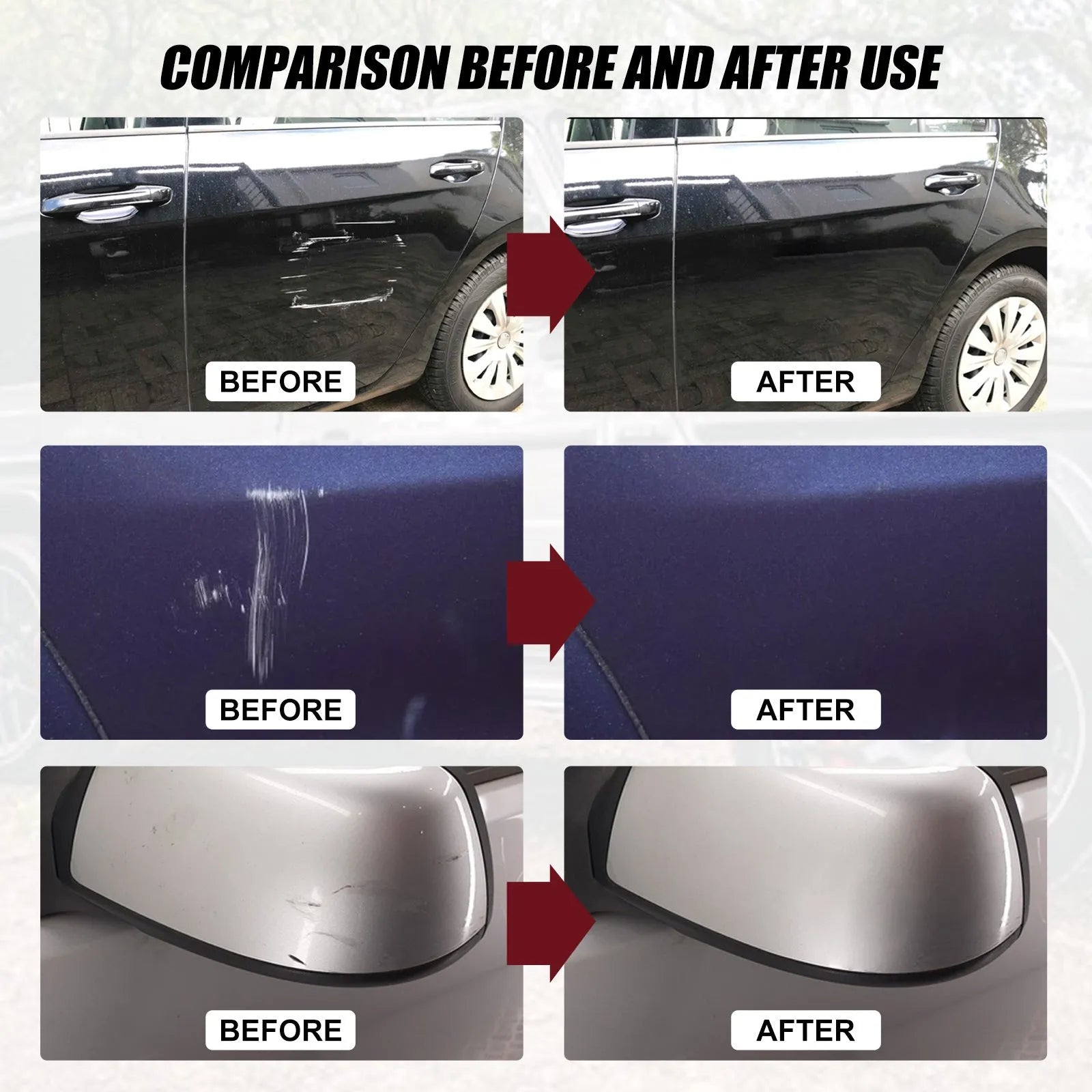 60ml bottle of car scratch removal repair wax for paint surface polishing.
