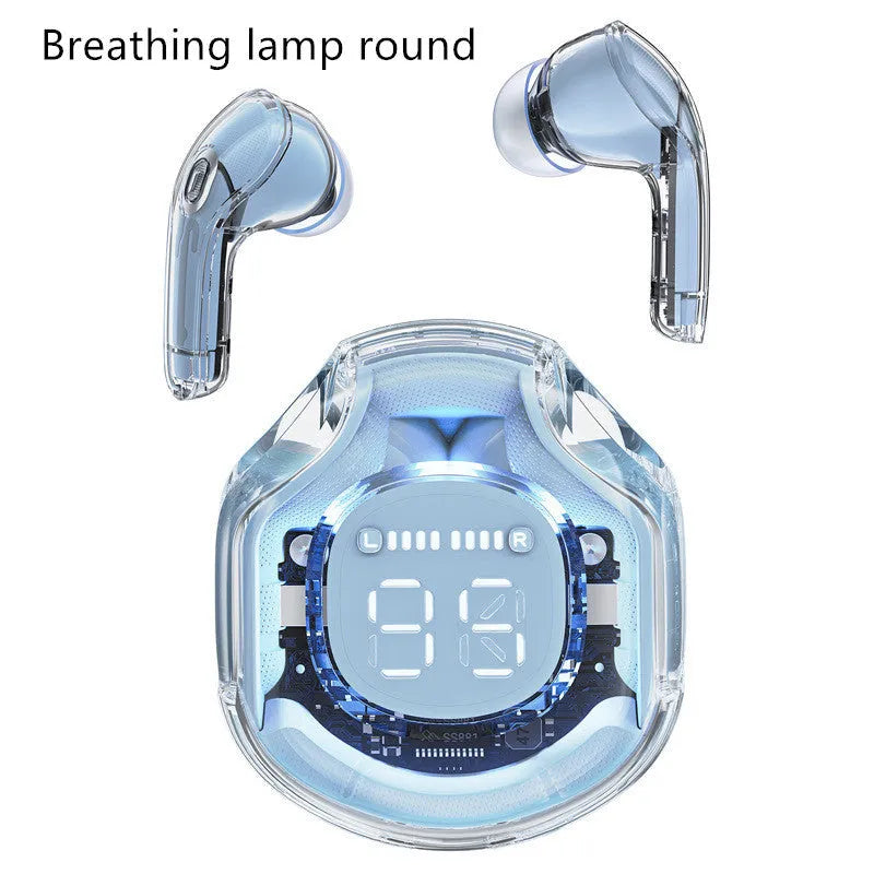 Transparent Warehouse wireless Bluetooth headset in multiple colours with in-ear design and 15-metre range