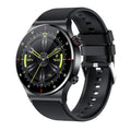 Smart Bluetooth sports watch with colour touch screen on silicone wristband