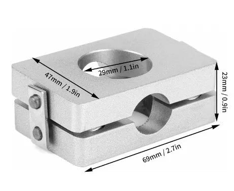 Silver metal LSD conversion board for Honda Civic and BMW E36 limited slip differential installation