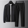 Stand collar sports suit with slim fit, polyvinyl alcohol fibre fabric, coat and pants set for 45-102.5kg weight range