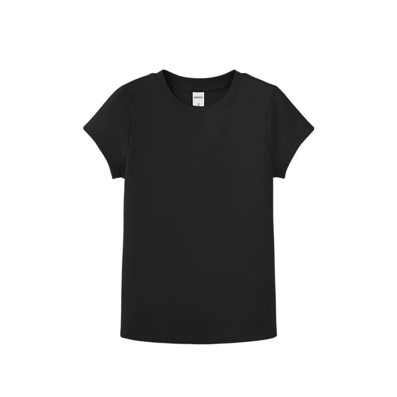 Stretch slim fit t-shirt vest in multiple colours with regular sleeves