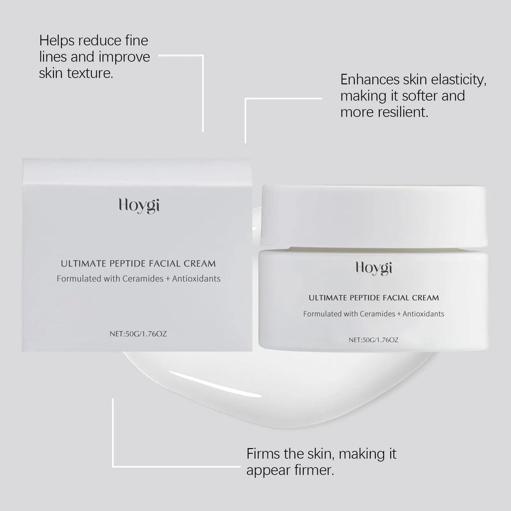 50g jar of deep nourishing moisturising facial cream with ceramide and peptides
