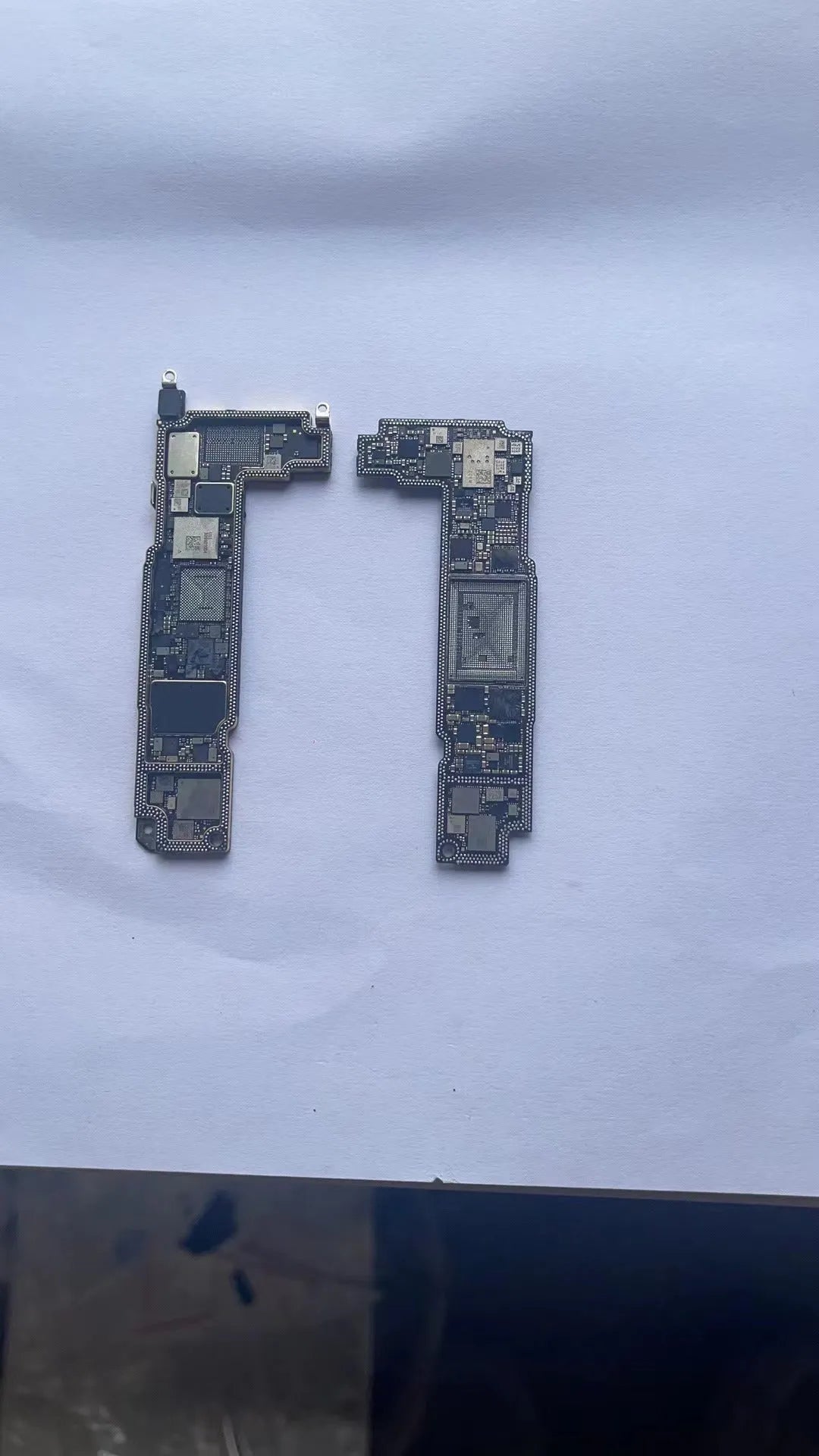 Silver iPhone 12 series motherboard component for 13 Pro mini upper/lower board assembly