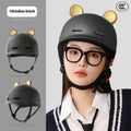 3C certified adult electric bicycle helmet with ABS shell shown in multiple colour options.