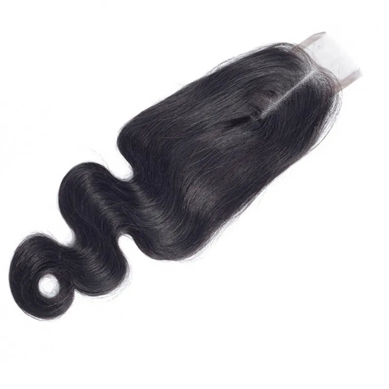 Hand-woven human hair wig in natural colour with straight style, showing length options from 8 to 20 inches