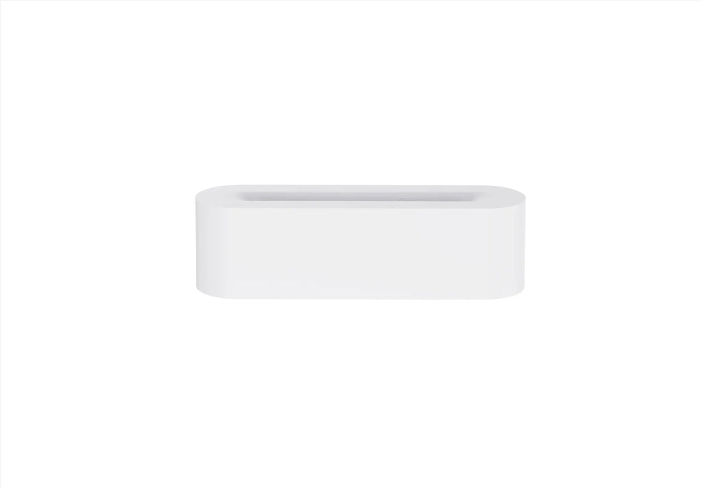 White square DQ709 flame effect aroma diffuser and ultrasonic cool mist humidifier on a table.