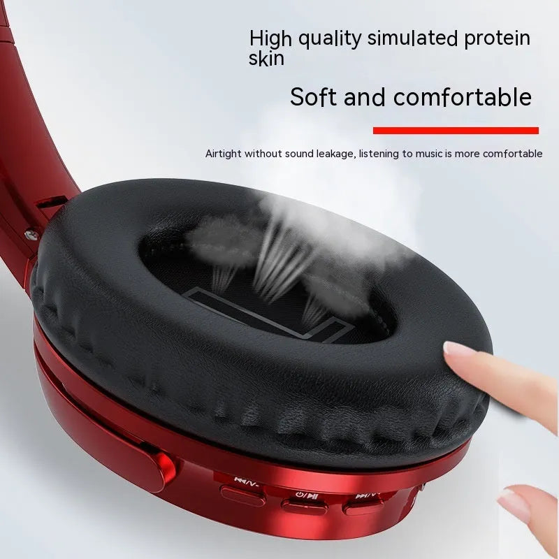 Retro metal VJ901 Bluetooth headset in Black, Blue, Red or Silver Brown with radio and TF card support