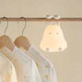Rechargeable LED animal night light, 94x92x202mm, colour changing, USB Type-C, cartoon bedside lamp