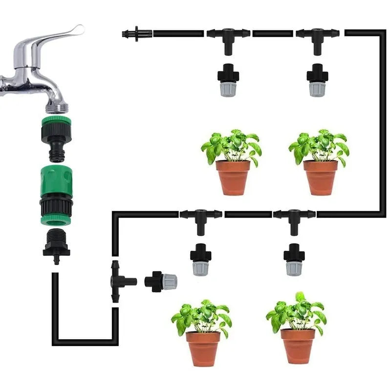 10 metre garden irrigation hose water mist system with 10 spray heads for greening projects
