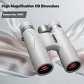 Wine Red Film Imaging Bright Binoculars in blue or grey with 10x32 specs and compact plastic body
