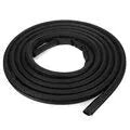 Black rubber sliding door seal for Toyota Hiace van, 5 metres long