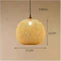 Rustic pastoral style hall chandelier with a single fabric shade, shown in a bedroom setting.