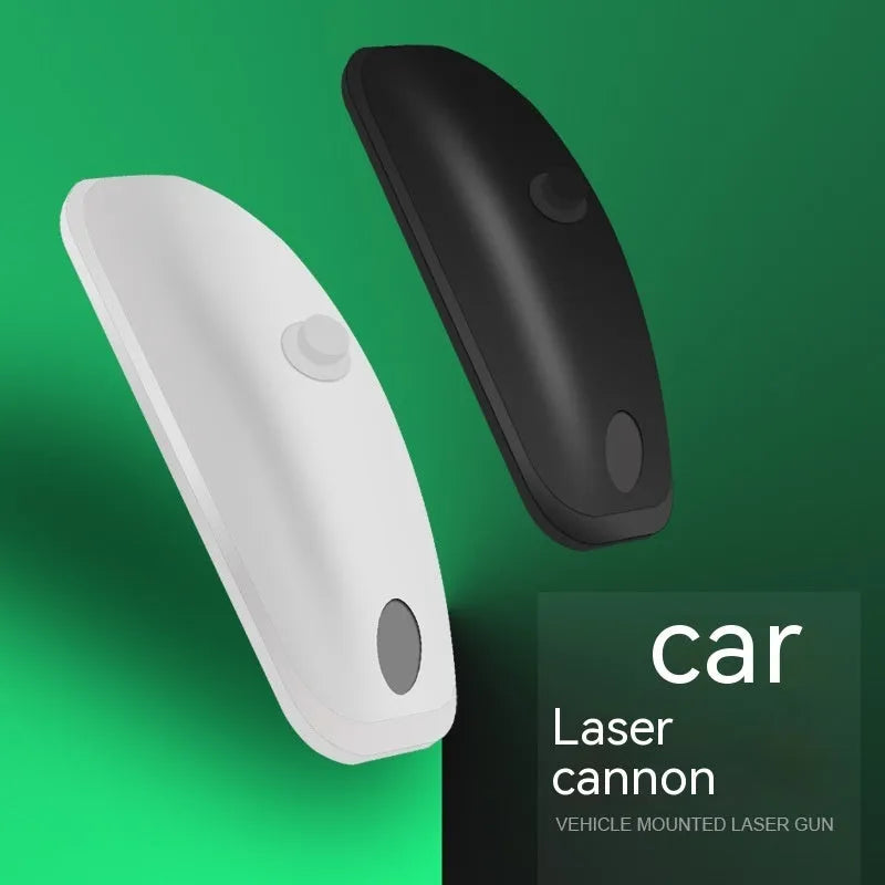 Remote-controlled black car strobe light for anti-collision warning in rain and fog weather.