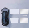 Ice crystal skylight thermal insulation accessories with silver tape material for vehicles