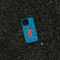Feilin magnetic phone case with funny pajama girl XINGX illustration, frosted back cover for Apple iPhone 11 to 16