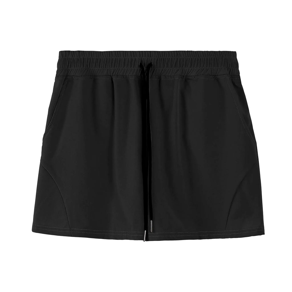 Men's basketball shorts in grey, black, apricot, or green, made from medium-elastic polyester for summer sports