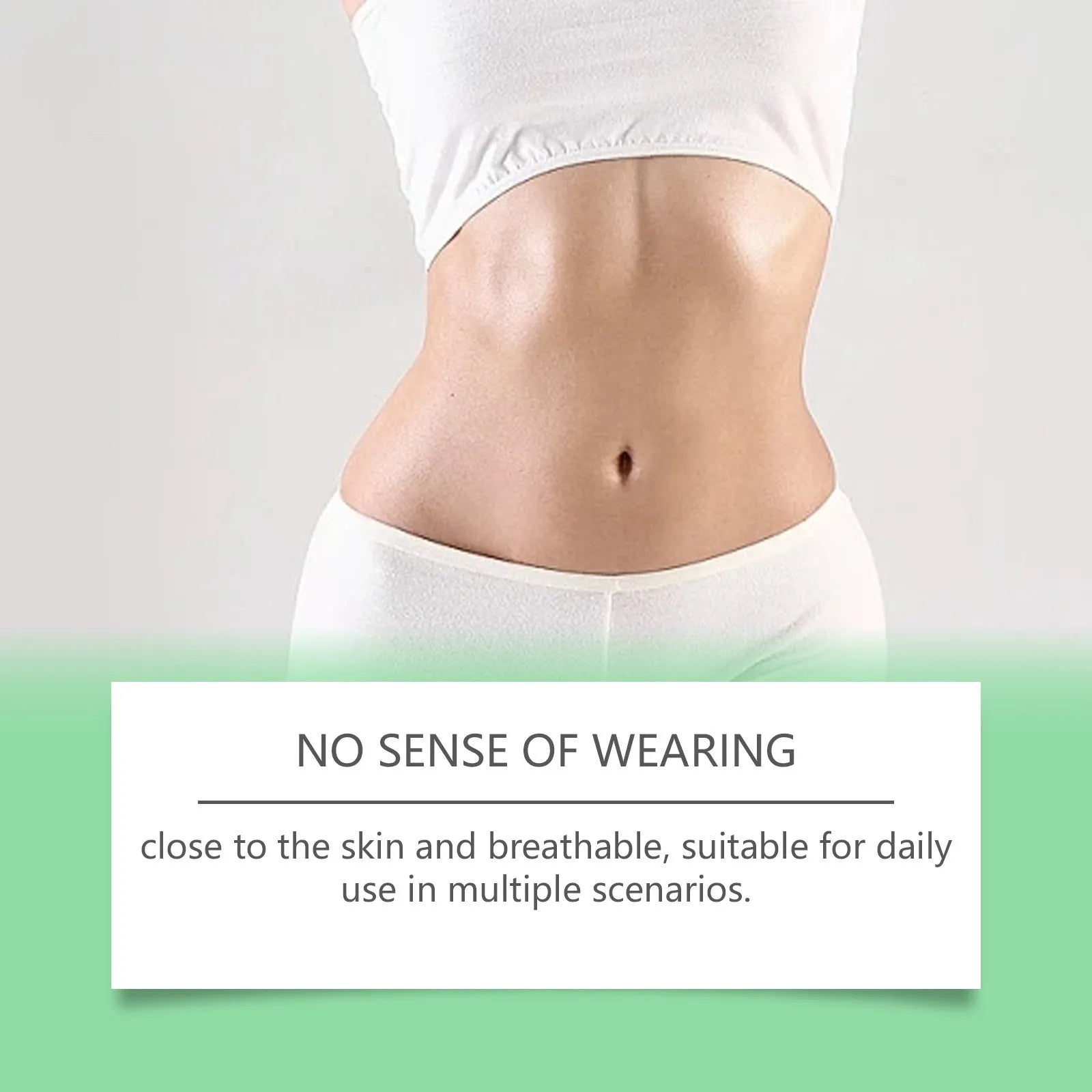 Pack of four slimming nano microneedle patches on a PE sticker backing.