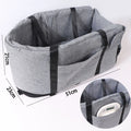 Outdoor Pet Kennel Four Seasons Universal in grey, blue, red, or grey mesh, showing cloth construction for dog car travel.