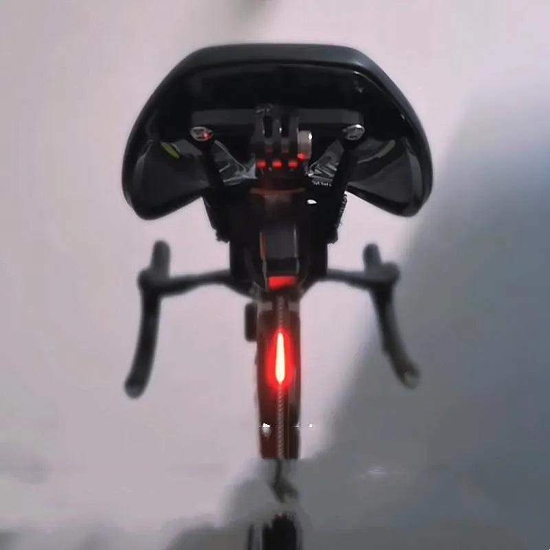 USB charging waterproof bicycle taillight wiring kit in multiple colour options