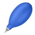 Blue rubber dust removal ball cleaning tool with 9.5cm length for camera and phone maintenance