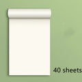 Blank draft notebook with eye protection paper in picture colour, shown in 100-sheet and 40-sheet styles.