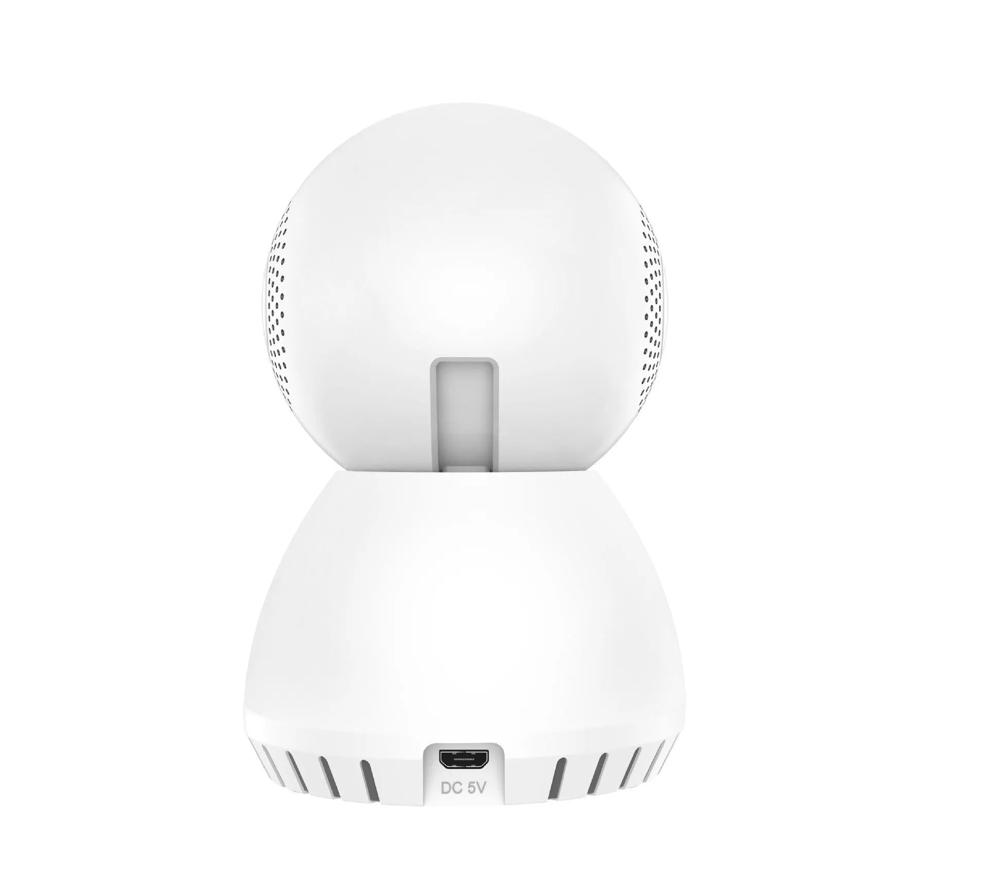 Dual-frequency wireless monitor camera with 1080p HD resolution, 12mm lens, and compact ABS design for home security.