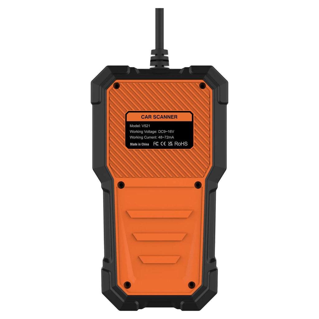 V521 car fault diagnosis instrument with 11 languages, 12-16V, for all vehicle models, with storage bag