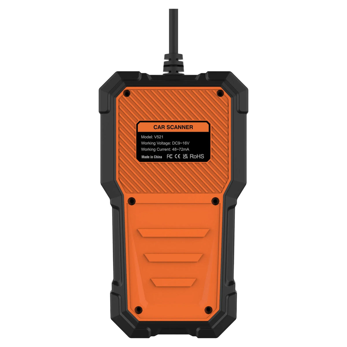 V521 car fault diagnosis instrument with 11 languages, 12-16V, for all vehicle models, with storage bag