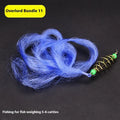 Hand sprinkle fishing net with nylon mesh and metal construction showing multiple mesh size options