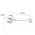 Miniature 5x2cm metal retro photo prop decoration in gold or silver colour