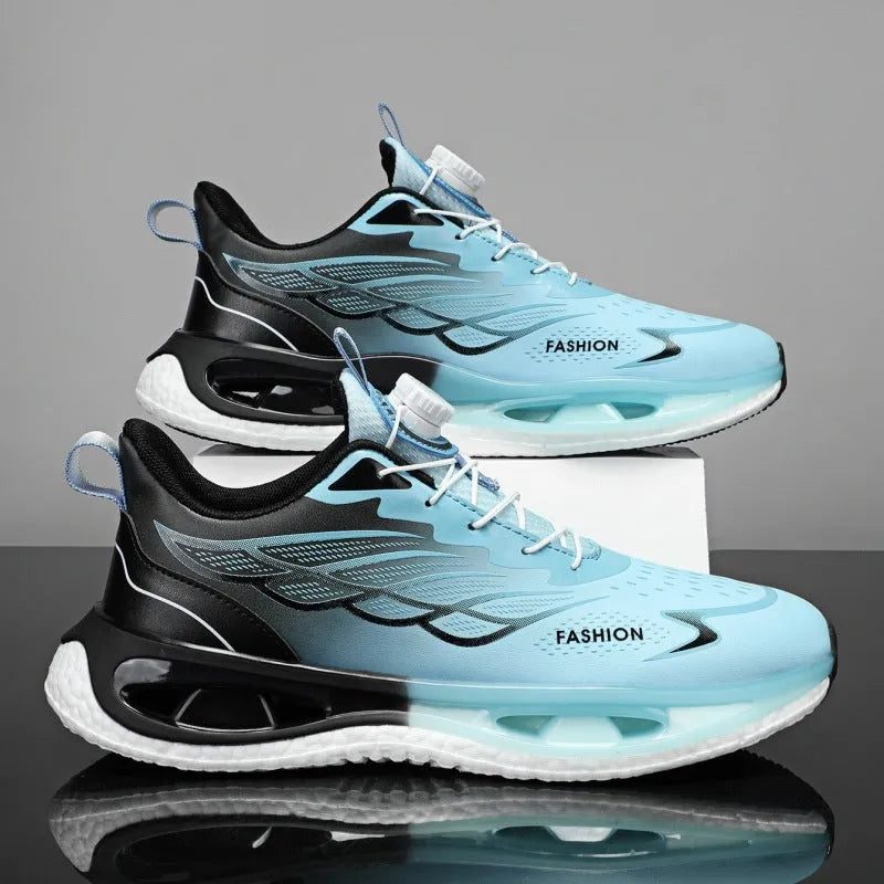 Low-top casual sneakers with round toe, mesh lining, and rubber sole in various colour options