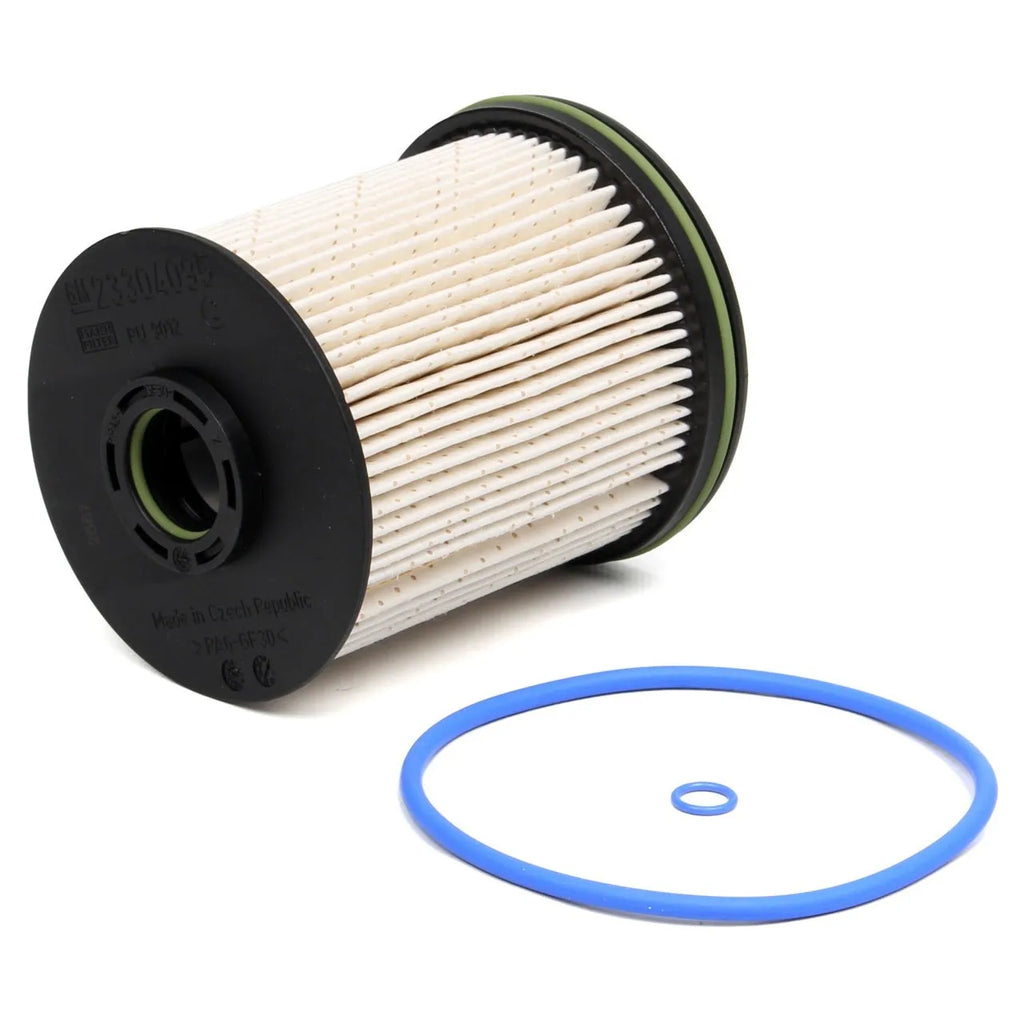 Diesel fuel filter element with gasket kit for Vauxhall Opel Astra, 106mm height, 88-90mm diameter