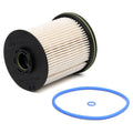 Diesel fuel filter element with gasket kit for Vauxhall Opel Astra, 106mm height, 88-90mm diameter