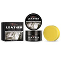100g leather cleaning cream in PET bottle with sponge applicator for leather maintenance