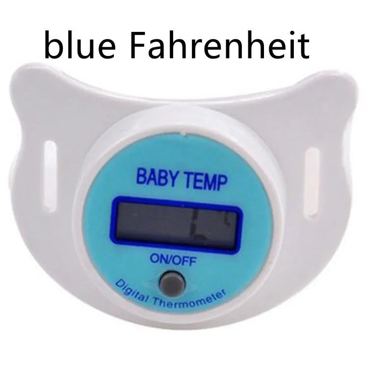 Pacifier digital thermometer for infant oral temperature measurement with LCD display
