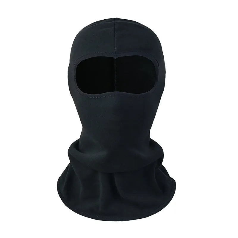 Motorcycle windproof head cover in cotton with gloves, sized 55-60cm for autumn and winter travel
