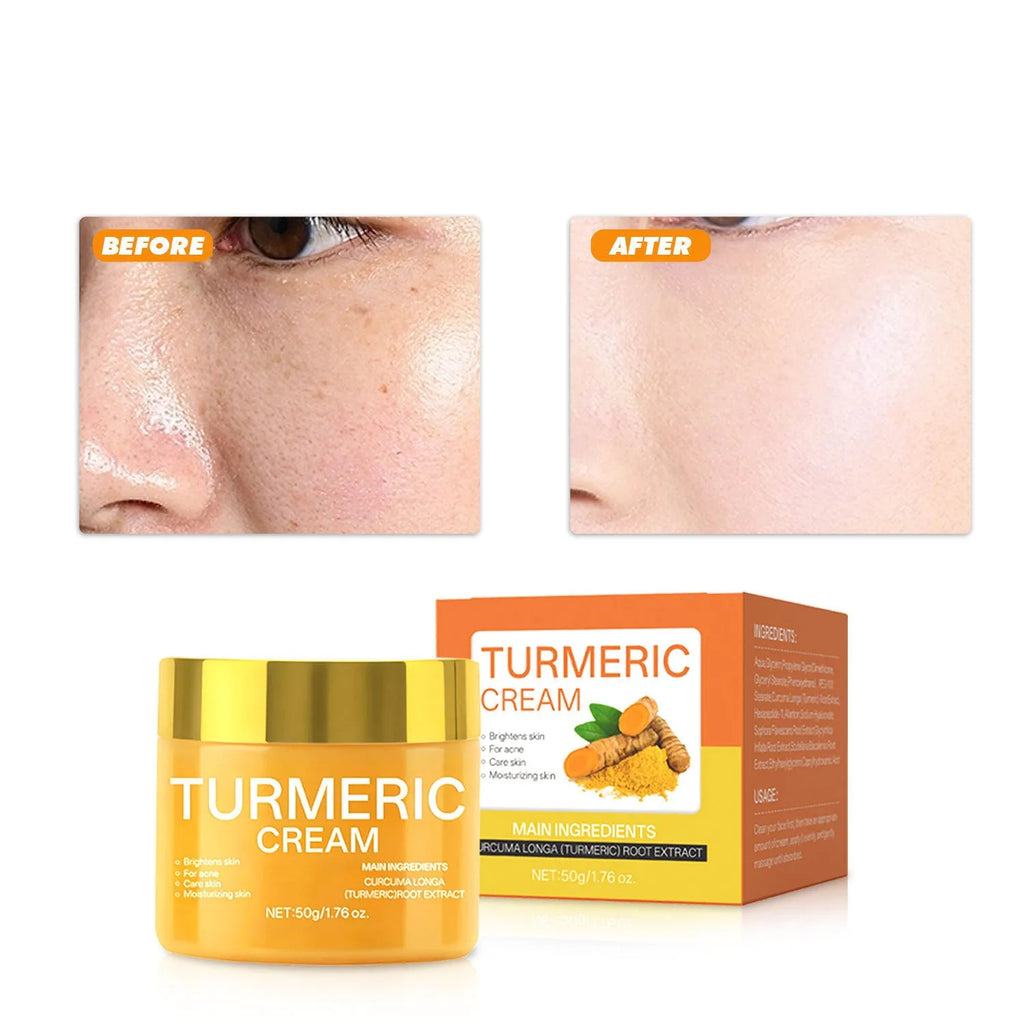 50g moisturising cream in a 53mm x 53mm x 48mm jar for skin brightening and hydration.