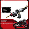 Directional damper bracket for Spring Wind 450SR/SRS motorcycles with adjustable titanium damper