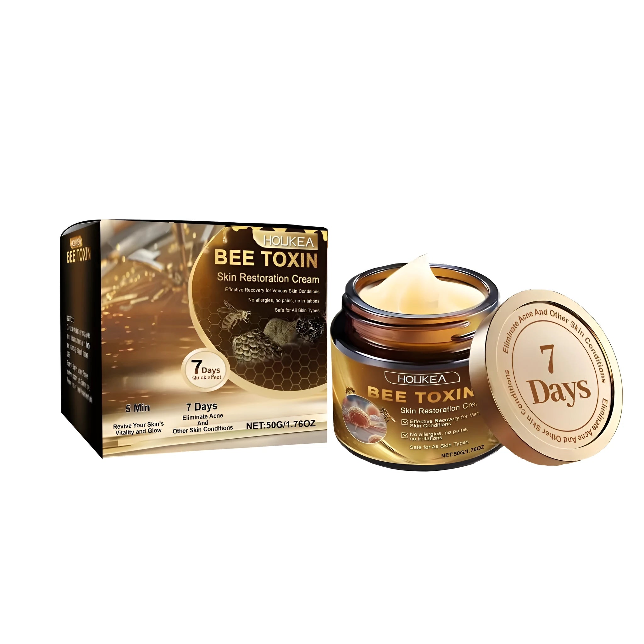 50g jar of bee venom and botulinum facial skincare cream