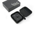 TourBox NEO video editing auxiliary keyboard with 148mm width and 198mm length, USB cable included