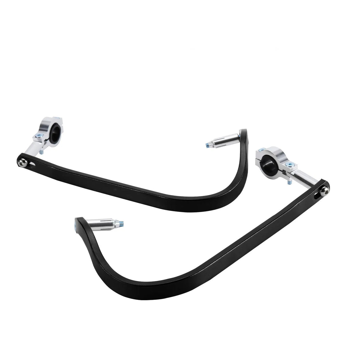 White aluminium alloy motorcycle hand guard anti-drop gauntlet for modified bikes
